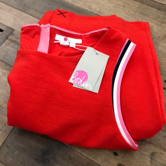 HOST PICK!!! BODEN Zada Ottoman Dress - Red Pop - Picture 7 of 8